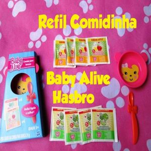 Kit Comidinha Com Pratinho e Colher Baby Alive - Hasbro