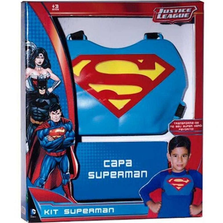 Kit Superman Peitoral e Capa - Rosita