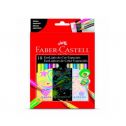Lápis de Cor Longo 18 Cores Fantasia Faber Castell