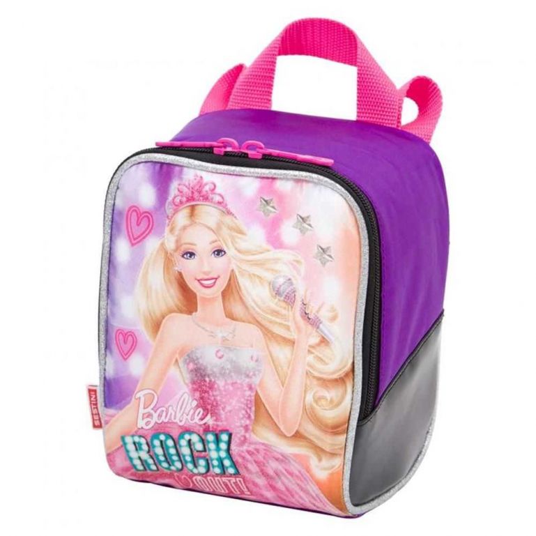 Lancheira Escolar Barbie Rock N Royals Roxo 064350-48 Sestini