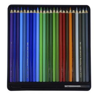 Lápis Aquarelável Mondeluz 72 Cores Com 3 Pincel 2 Apontador
