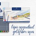 Lápis de Cor Faber Castell Goldfaber Aquarelável Estojo de Lata Com 12 Cores