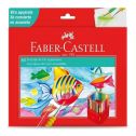 Lápis de Cor Aquarelável Ecolápis 60 Cores + 1 Pincel - Faber-castell