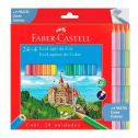 Lápis de Cor Ecolápis 24 Cores + 4 Pastel - Faber-castell