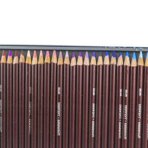 Lápis de Cor Derwent Coloursoft Permanente Estojo Lata 72 Cores