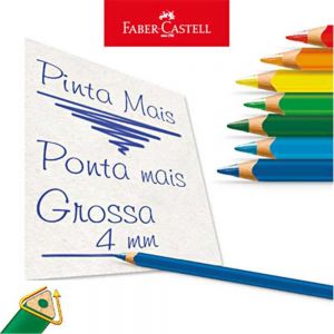 Lápis de Cor Super Ponta 12 Cores - Faber Castell