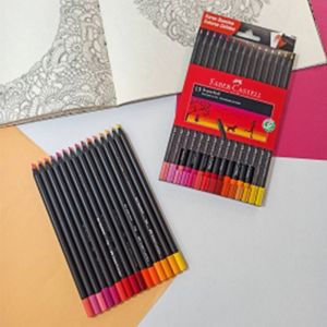Lápis de Cor Faber Castell Supersoft Cores Quentes Conjunto Com 15 Cores
