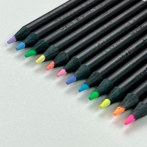 Lápis de Cor Supersoft 12 Cores Neon e Pastel Faber-castell