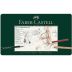 Conjunto Monocromático Faber Castell Pitt Estojo de Lata Com 33 Peças