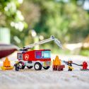 Lego City Bombeiro Caminhão Com Escada de Combate 88 Peças- 60107