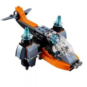 Lego Creator 3 Em 1 Ciberdrone 113 Peças - 31111