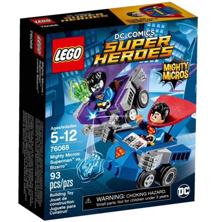 Lego Super Heroes Poderosos Micros Super-homem Vs Bizarro - 76068