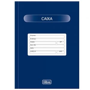 Livro Caixa Capa Dura Grande 100 Folhas - Tilibra