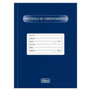 Livro Protocolo de Correspondência 52 Folhas Tilibra