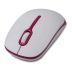 Mouse Óptico Soft Branco/rosa 1200dpi - Maxprint