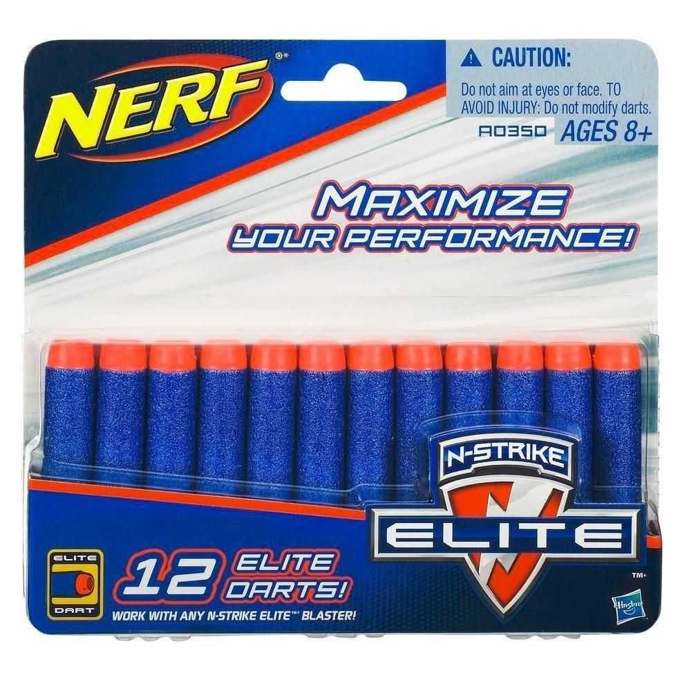Nerf Refil Elite 12 Peças A0350 - Hasbro