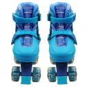 Patins 4 Rodas Paralelas Azul Com Luz Ajustável do 31 Ao 34 Unik Toys