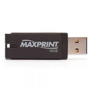 Pen Drive 16gb Twist Hi-speed Usb 2.0 Preto - Maxprint