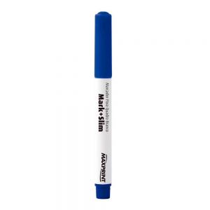 Pincel Marcador Para Quadro Branco Mark+ Slim Azul - Maxprint