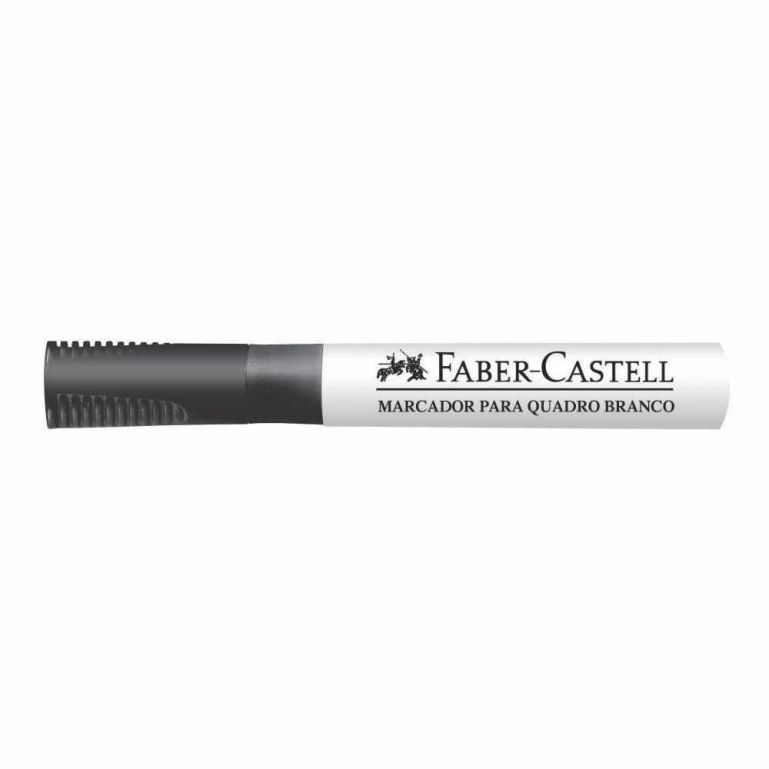Pincel Marcador Para Quadro Branco Preto - Faber Castell