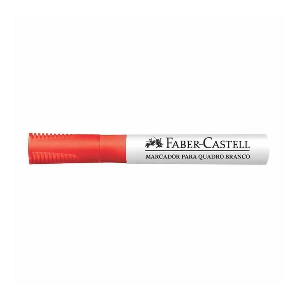 Pincel Marcador Para Quadro Branco Vermelho - Faber Castell