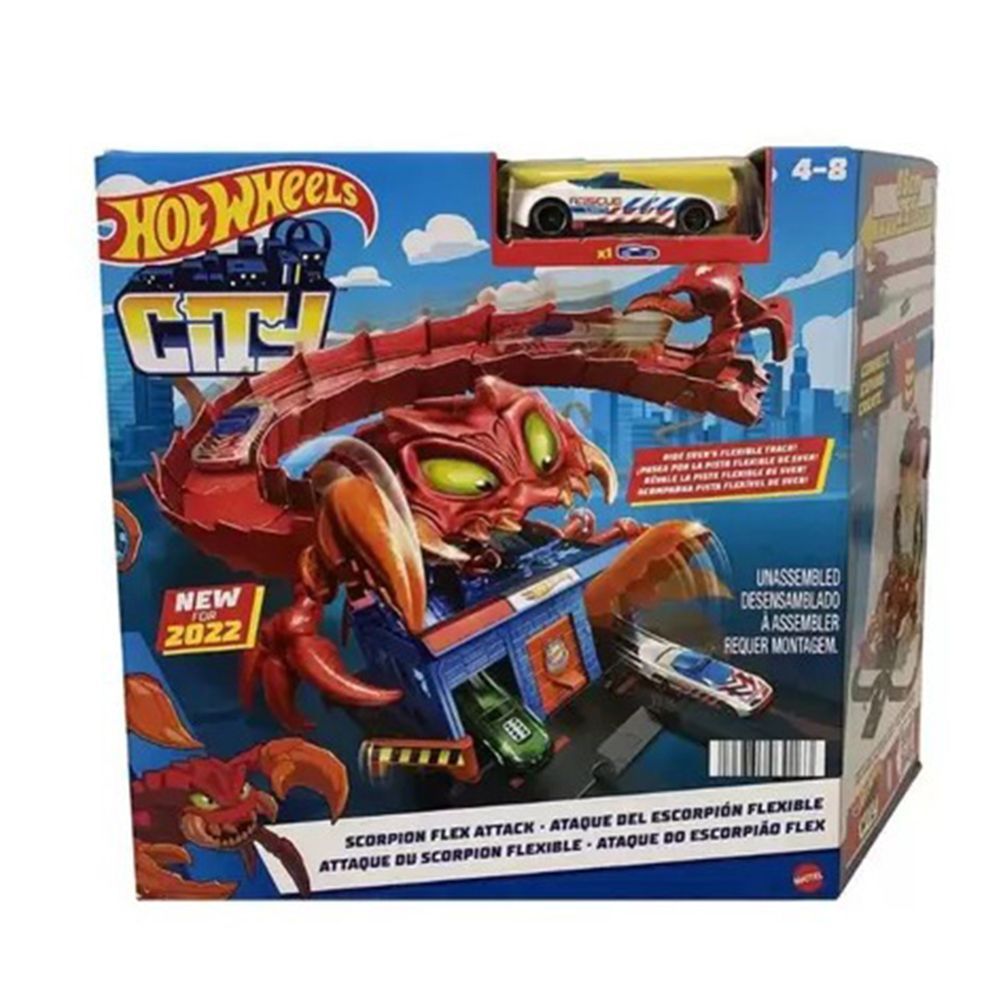 Pista Hot Wheels Ataque do Escorpião Flex - Mattel