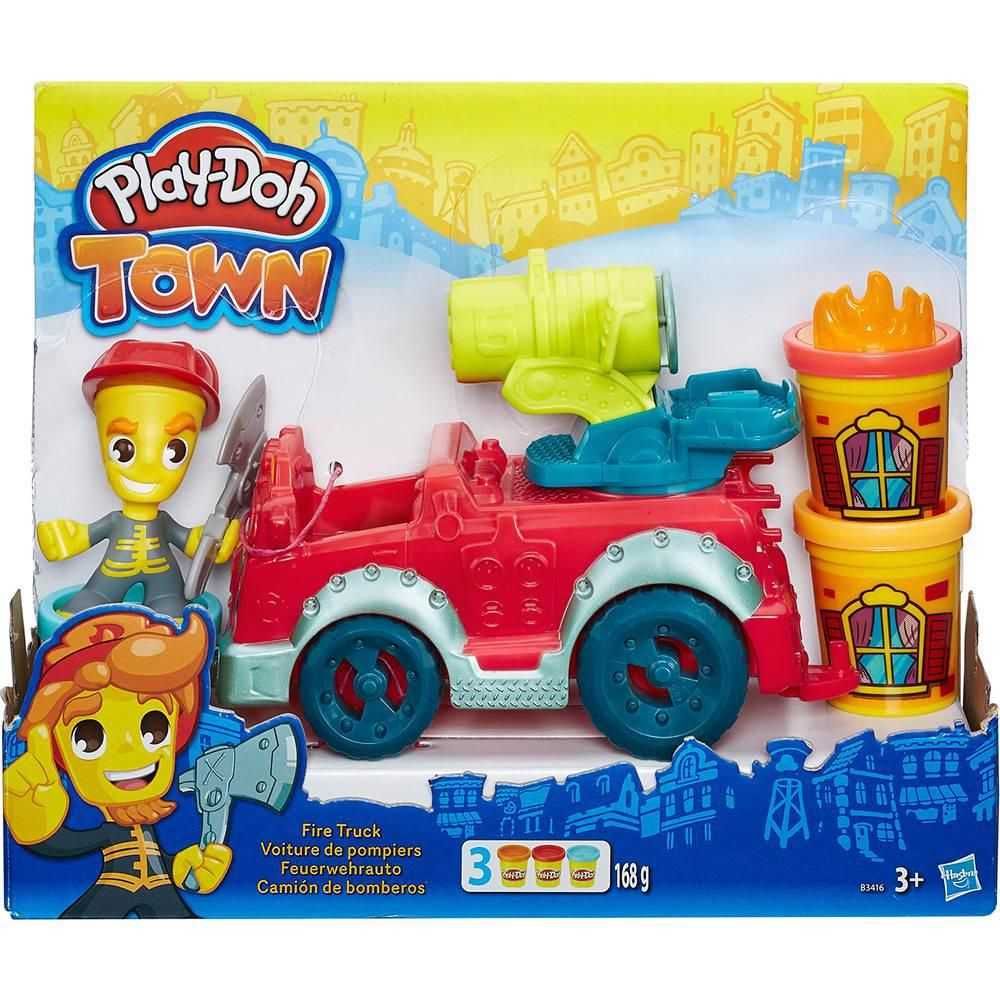 Play - Doh Town Carro de Bombeiros