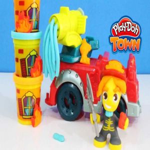 Play - Doh Town Carro de Bombeiros