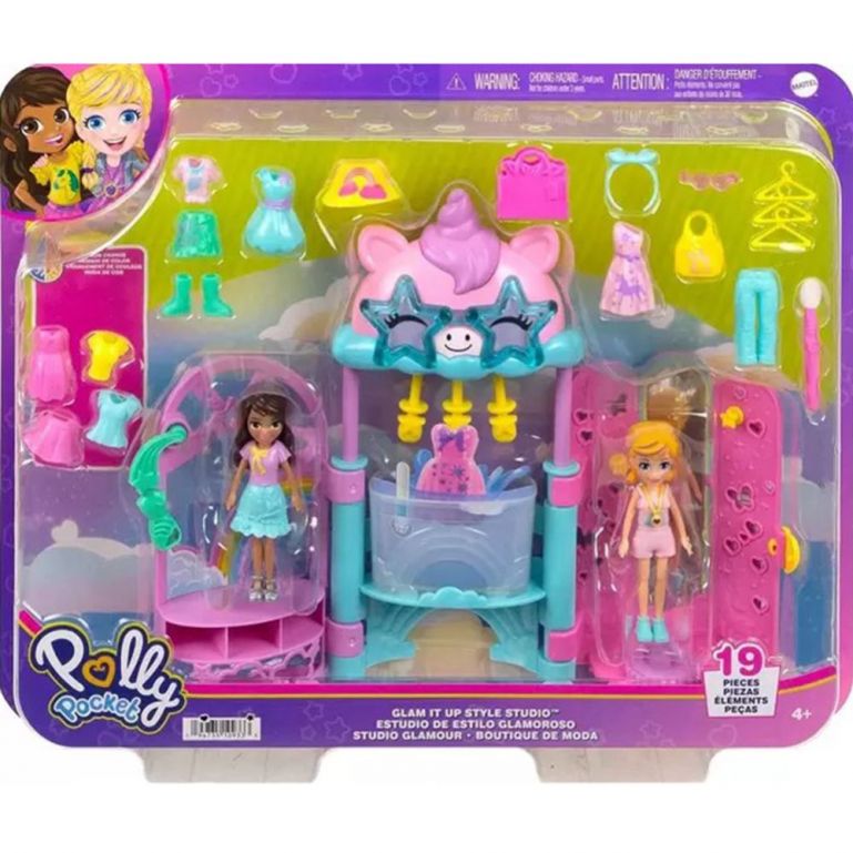 Polly Pocket Conjunto de Brinquedo Boutique de Moda - Mattel