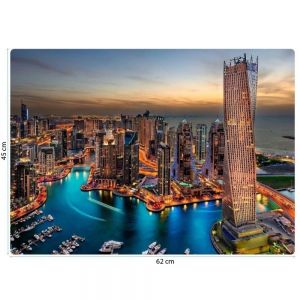 Quebra Cabeça 1000 Peças Marina de Dubai - Toyster