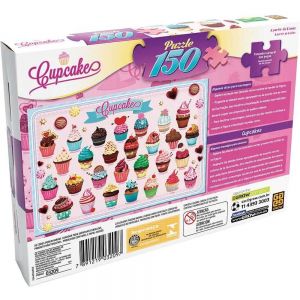 Quebra Cabeça 150 Peças Cupcakes - Grow