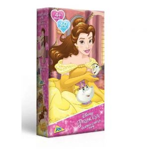 Quebra Cabeça Mini Princesa Bela 60 Peças - Toyster