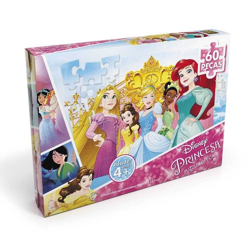 Quebra-Cabeça Princesas Disney - 150 Peças - Grow - 580 - BeHappy