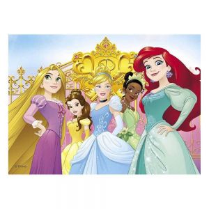 Jogo de Quebra-Cabeça Grow 60 Peças Disney Princesas