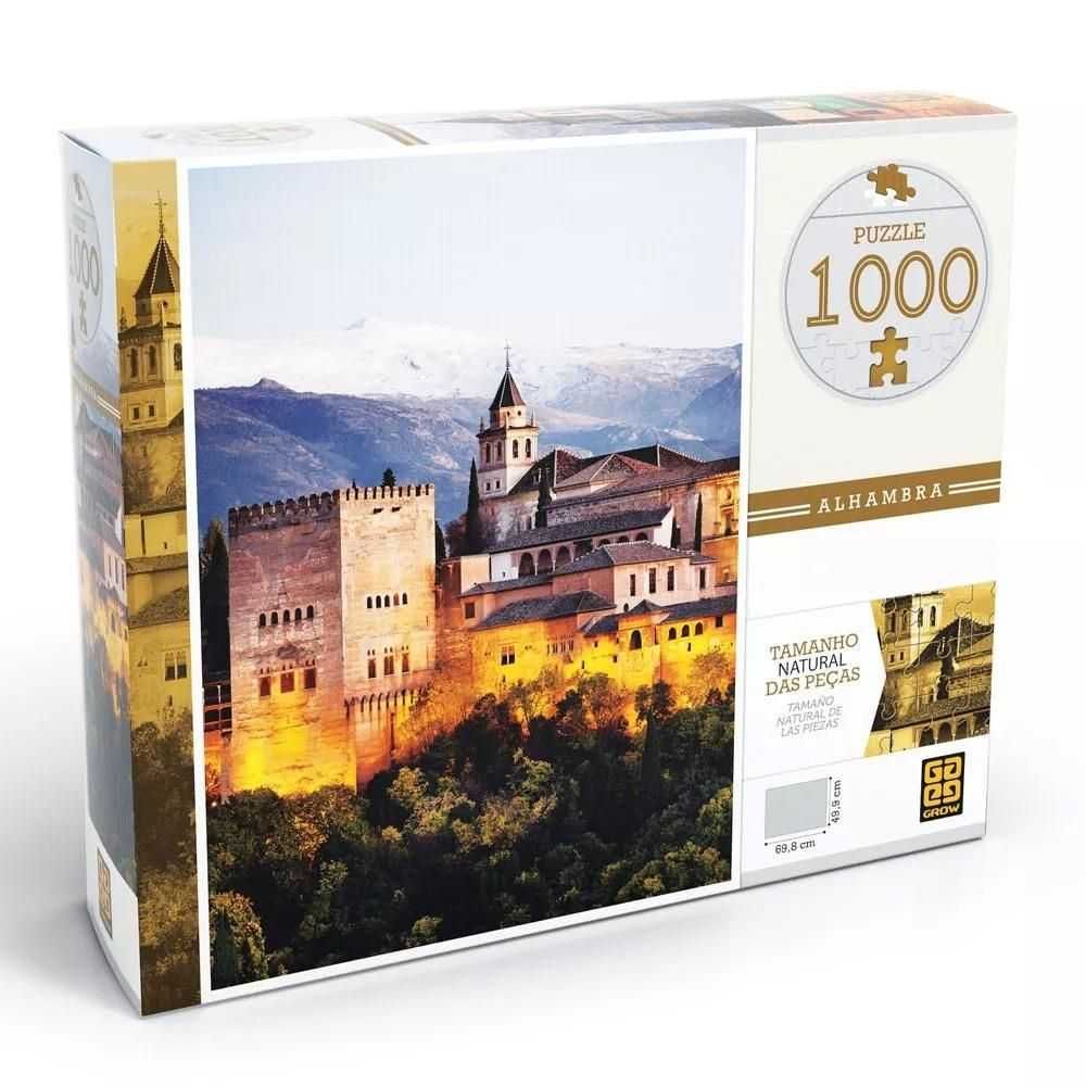 Quebra Cabeça Puzzle 1000 Peças Alhambra - Grow