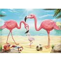 Quebra Cabeça Puzzle 60 Peças Flamingos Grow