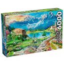 Quebra Cabeça Puzzle 6000 Peças Alpes Italianos Grow