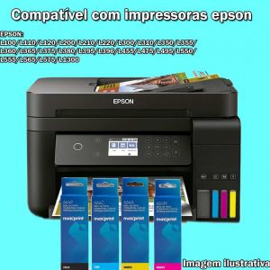 Refil de Tinta T664320 100ml Maxprint Compatível Com Impressoras Epson Magenta