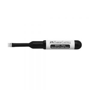 Refil Reabastecedor Para Pincel Marcador de Quadro Branco Preto - Faber Castell