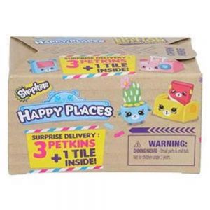 Shopkins Happy Place Box Surpresa Com 3 Petkins e 1 Piso Surpresa - Dtc
