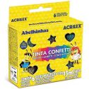 Tinta Confetti 6 Cores - Acrilex