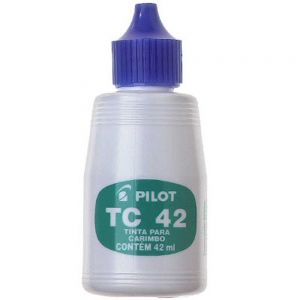 Tinta Para Carimbo 42ml Azul - Pilot