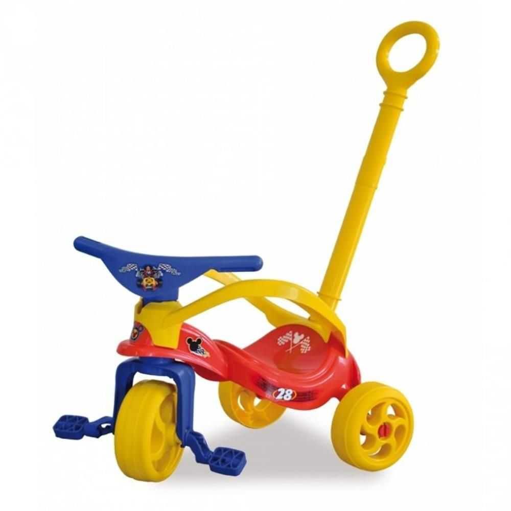 Triciclo Infantil Mickey Haste Removível - Xalingo